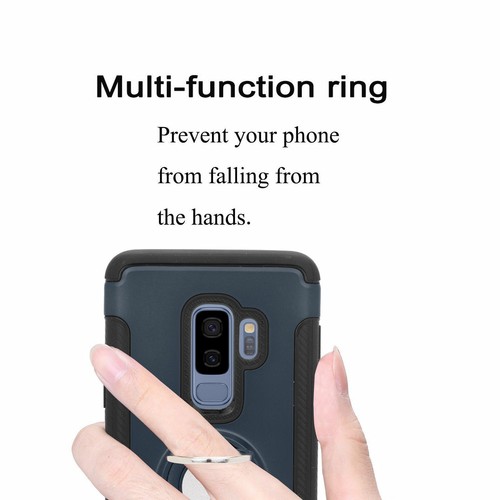For Samsung S9 / S9 Plus Case Ring Holder Shockproof Armor TPU Protector Cover - Picture 22 of 36