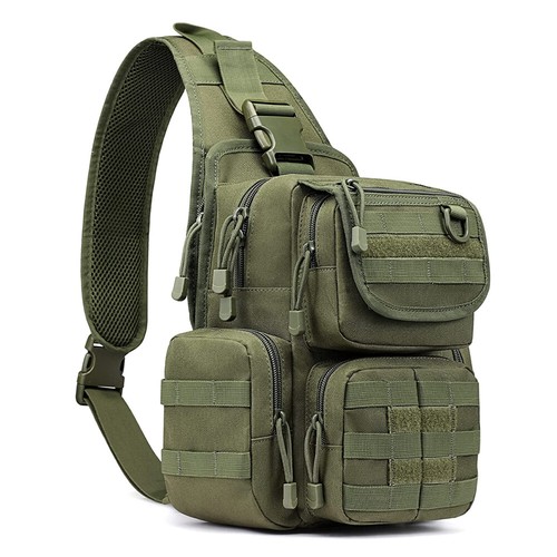 New Tactical Backpack Sling Shoulder Bag Pack with Pistol Holster Assault Bags - Picture 15 of 15