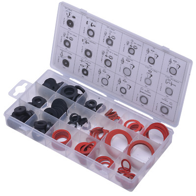 141 Stück Dichtungsringe Dichtringe Dichtungen Gummiringe Gummi Fiber Box Set