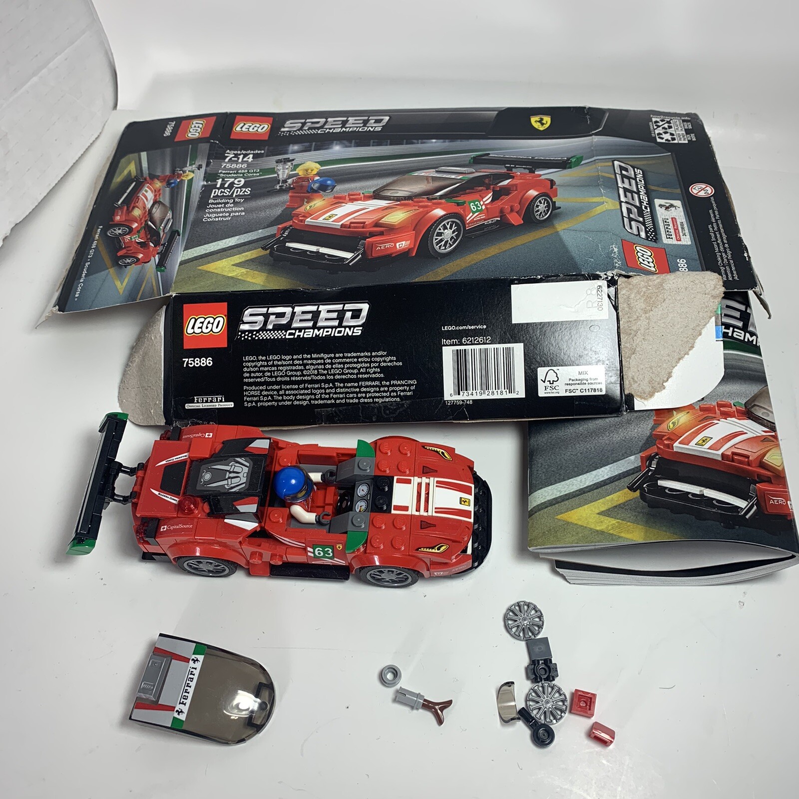 lego speed champions 75886 ferrari 488 gt3