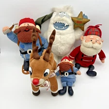 Abominable Snowman, Rudolph, Yukon Cornelius & Santa CVS Stuffins 15” Plush Toys