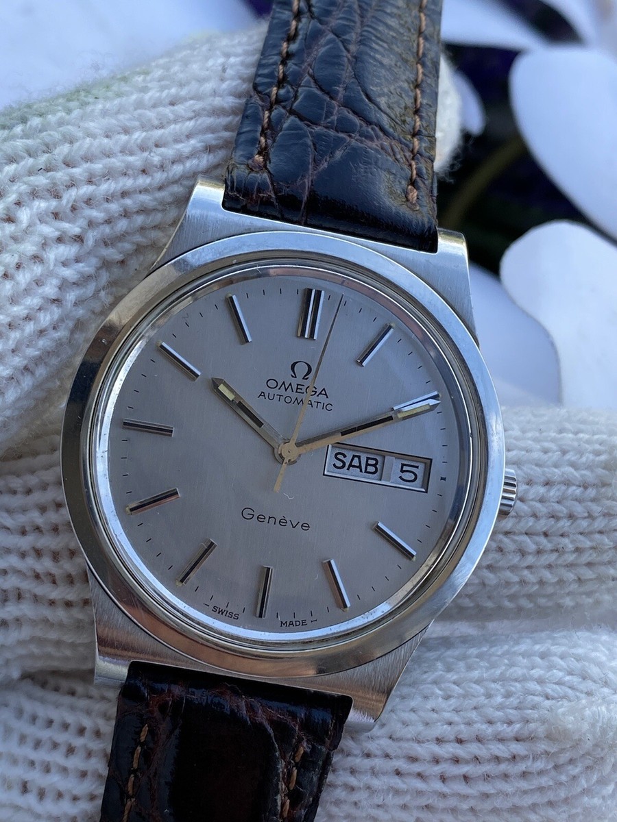 Omega Geneve シルバー レザー 時計 OMEGA / Geneve | iremono