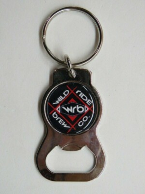 Key Chain Metal Bottle Opener ~ WILD RIDE Brew Co ~ Redmond, OREGON