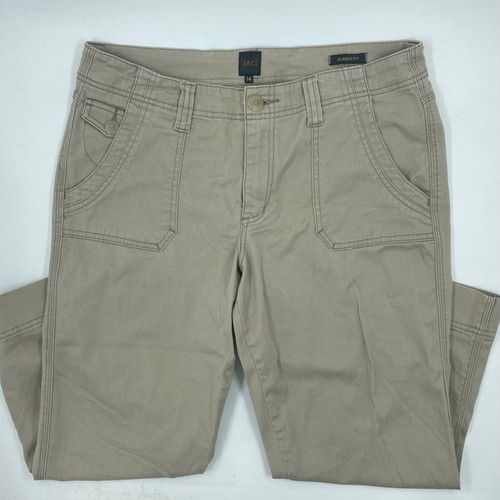 Jag Womens Chino Khaki Pants Tan Beige 