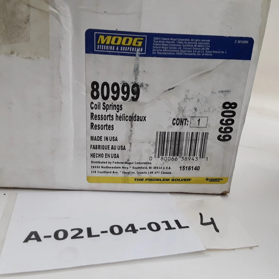 Coil Spring Set Fits Honda Civic EX Sedan 4 Door 1996 1997 1998 1999 2000 — 第 3/3 张图片