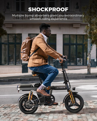 14 Zoll 250W faltbares Elektrofahrrad 10Ah Akku City-Pendler-E-Bike für Erwach