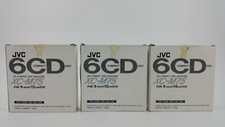 NEW Lot of 3 OEM JVC XC-M75 6-CD Magazine Cartridge 5" Home Car Kenwood Total 18