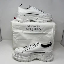 Alexander McQueen Chunky Splatter Size 44 Tread Slick NIB Auth