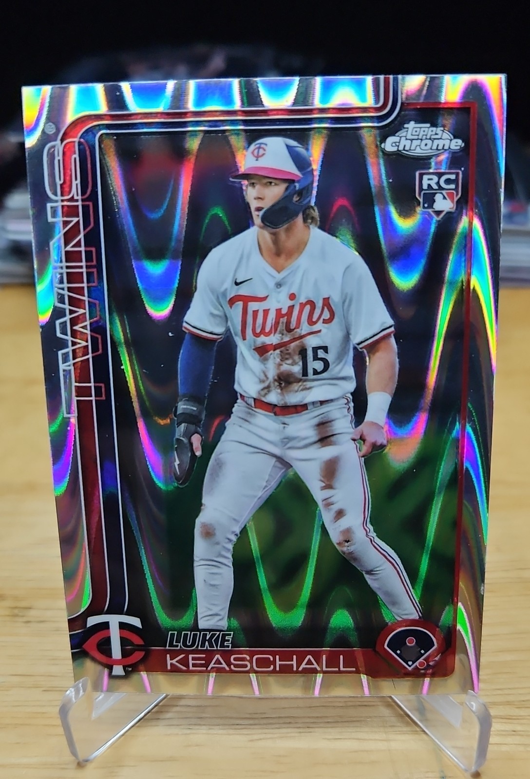 2025 Topps Chrome Update Series - Luke Keaschall #USC106 RayWave Refractor (RC)