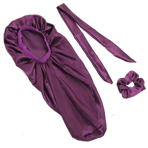 Practical Sleep Hat Delicate Satin Women's Miss for Girl - Imagen 7 de 12