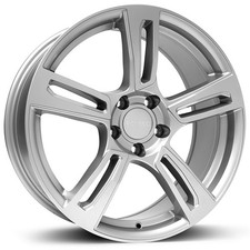 Alloy Wheels 18" Romac Edge Silver For VW Golf [Mk4] 97-05