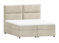 Modernes Beiges Boxspringbett 160 X 200 Bett Mit Stauraum Und Matratze Betten