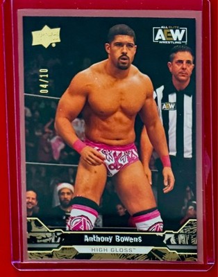 2023 Upper Deck AEW HIGH GLOSS parallel card  Anthony Bowens   04/10