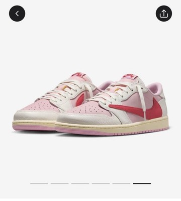 Men's Size 15 - Nike Air Jordan 1 Low x Travis Scott Tropical Pink *CONFIRMED*