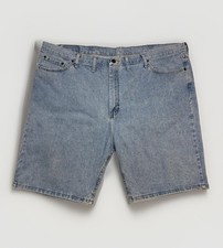 Wrangler Men's Carpenter Denim Shorts Size 48 Light Blue Utility Workwear Y2K
