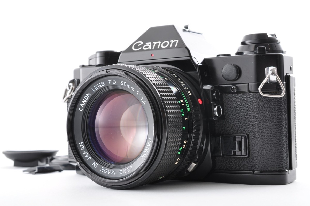 キャノン　Canon AE-1  FD 50mm  1:1.4 Canon AE-1 50mm FD f/1.4 w/ Power Winder and Flash – Film