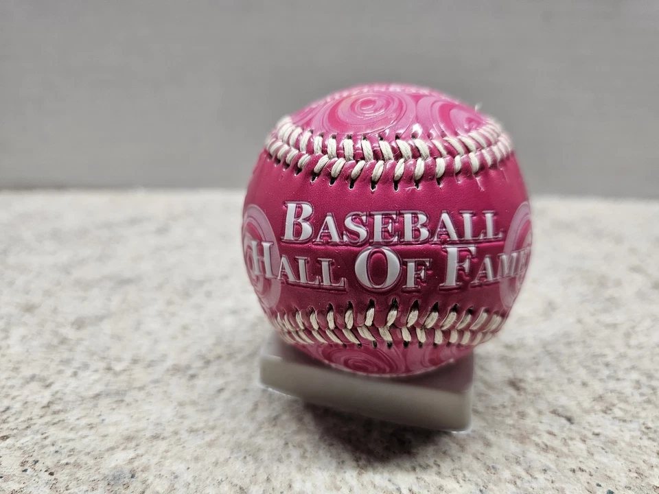 National Baseball HOF MLB Rawlings recuerdo rosa béisbol Cooperstown  Foto 4 de 4
