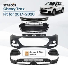 For 2017 2018 2019 2020 Chevy Trax Front Bumper Cover Assembly Grill Grille Kit