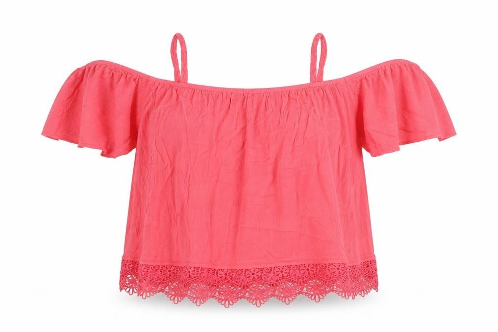 Buffalo by David Bitton Girls Basic Tank Size 12-13 Years UK '' Pink Square Neck