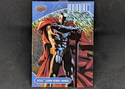 2023 Upper Deck DC Annual Gold Linearity /88 Steel John Henry Irons #67 Superman