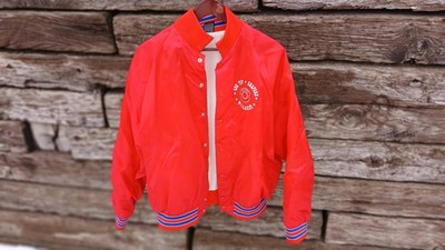 Vintage Aristo Jac Willard's Cue Tip Shapers XL Red Pool Shark Jacket Made USA!