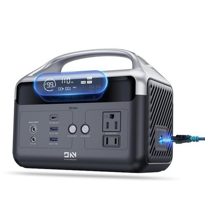 Portable Power Station 56000mAh, 179.2Wh LiFePO4 Battery Backup w/ 2 300W