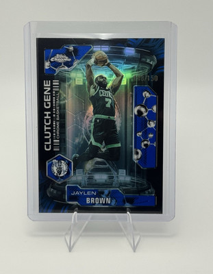 Topps Chrome Update 2026 Jaylen Brown Clutch Gene CG-10 Boston Celtics /150