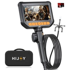 Endoscope Camera with Light, Two-Way Articulation Borescope, 0.33in Articulat...
