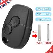 Replacement Key Fob Case Shell For Dacia Duster Logan Sandero Renault Modus Clio