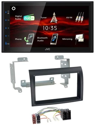 JVC USB Bluetooth MP3 DAB 2DIN Autoradio für Fiat Ducato 06-11 Citroen Jumper sc - Bild 1 von 4