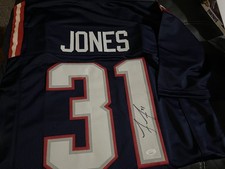 Jonathan Jones Autographed Signed XL Custom Patriots Jersey-JSA Witnessed