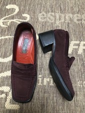 🖤🖤HOBBS  Marilyn Anselm  Burgundy SUEDE Loafers UK 4 VGC