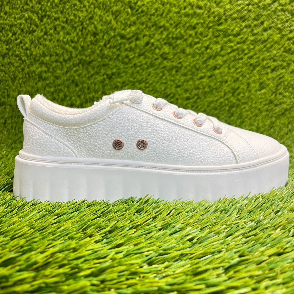 adidas Courtblock Shoes, Scarpe da Ginnastica Donna, Bianco Sporco Lino Verde Bianco Sporco, 36