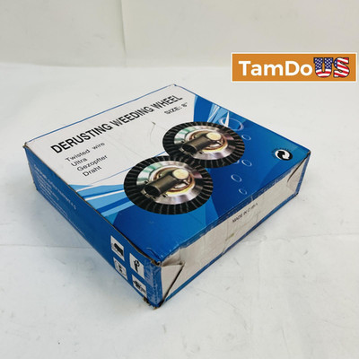 Dormant Derusting Weeding Wheel 8'' Twisted Wire Ultra Gezopfter Draht