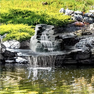 Outdoor Rock Waterfall Tranquility Fountain Pond Garden Backyard WE SHIP OVERSEA