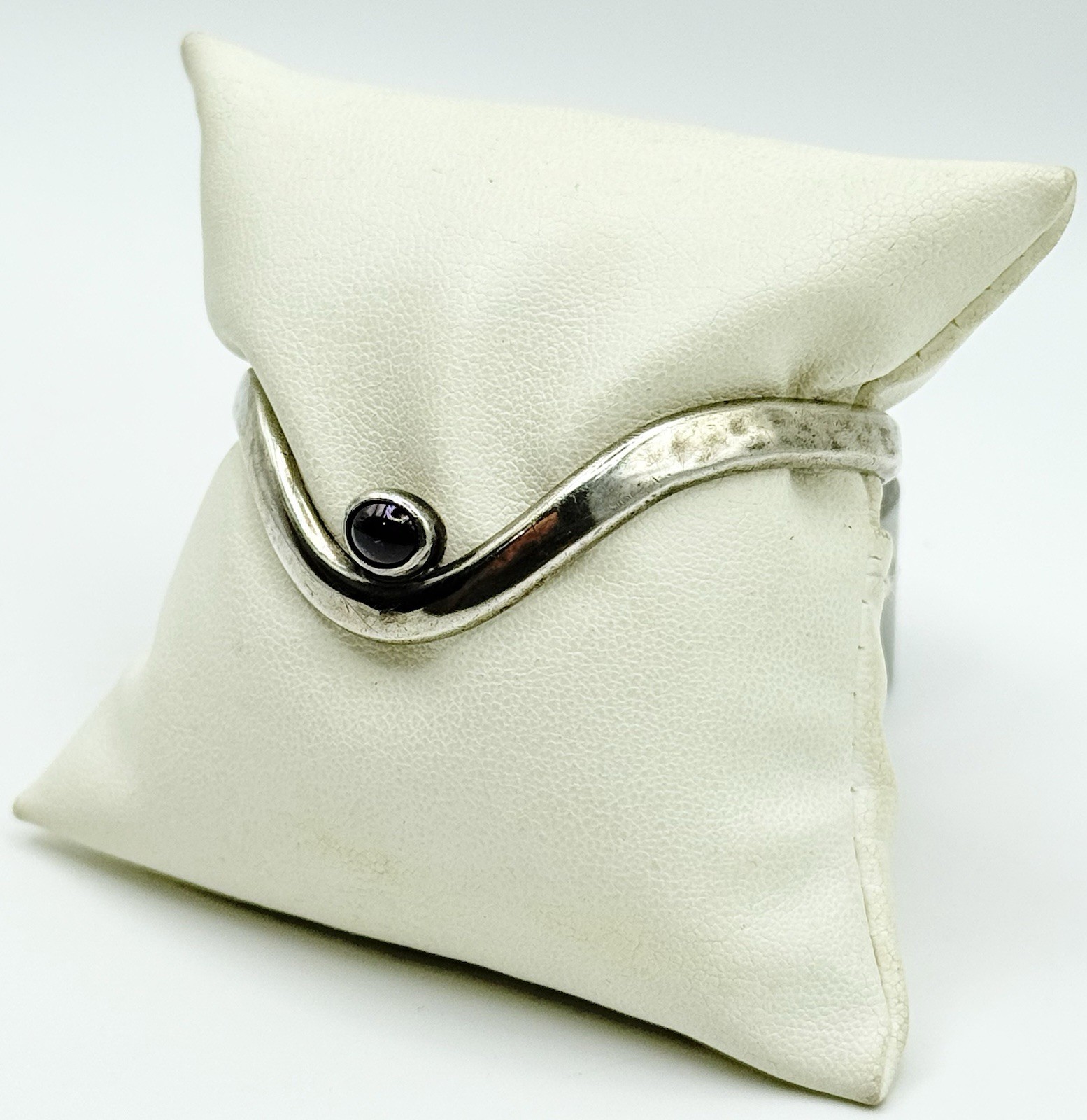 Sterling Silver Signed D Epstein Cuff Bracelet - image 3