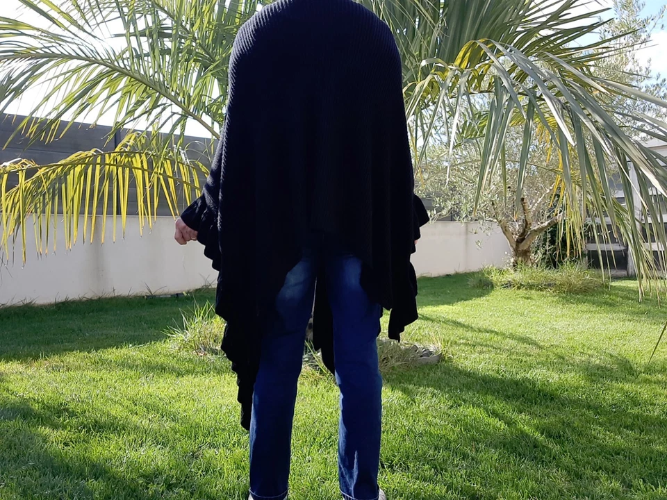 Poncho femme - Photo 4/4