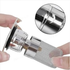 ABUH-Universal For Bathroom Kitchen (3Pcs) Kitchen Sink Drain Strainer Bathroom