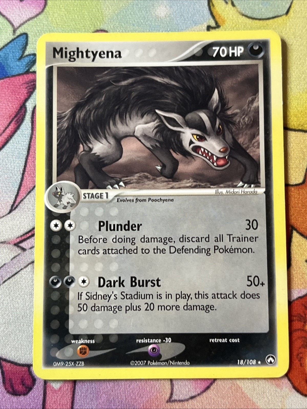 Mightyena 18/108 Power Keepers LP Pokemon TCG
