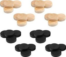 32Pcs Draughts Checkers Backgammon Pieces Chess Game, Stackable Wooden Checkers