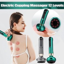 Electric Cupping Therapy Set Cupping Therapy Massager 12 Levels Suction Heating