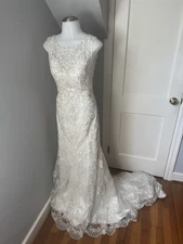 Women’s Kenneth Winston Bridal Wedding Gown Private Label By G Style 1730 Size 6