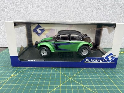 SOLIDO 1/18 - GREEN VW VOLKSWAGEN BEETLE BAJA - 1976 S1809603 - READ