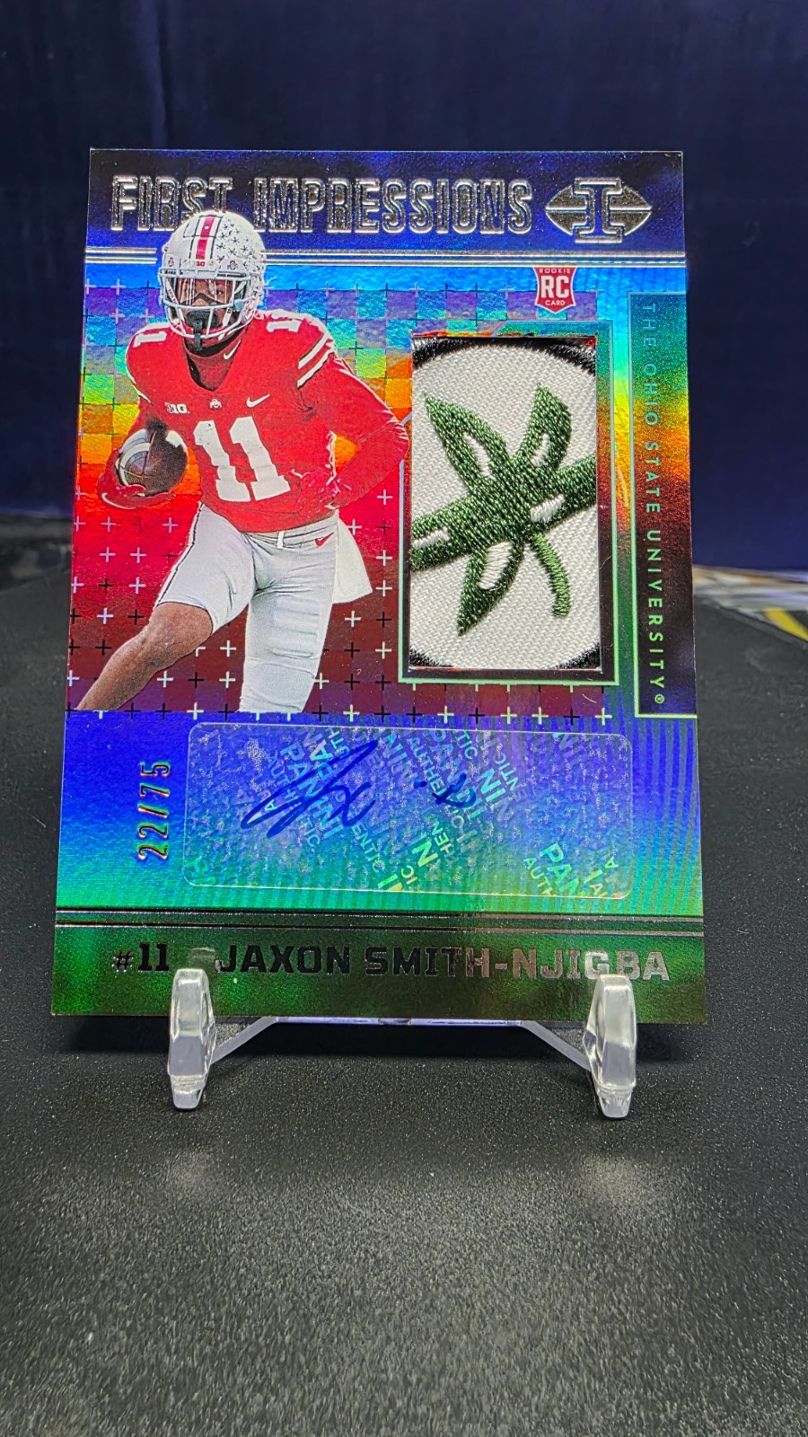 Jaxon Smith-Njigba Panini Chronicles Draft Picks Illusions First Impressions Autographed Memorabilia #IIJS Base