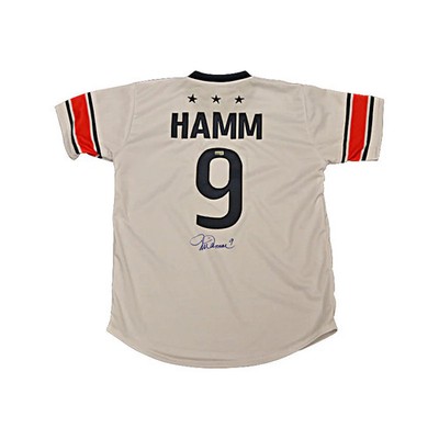 Mia Hamm USWNT Autographed Signed White Custom Sz L USA Jersey (CX