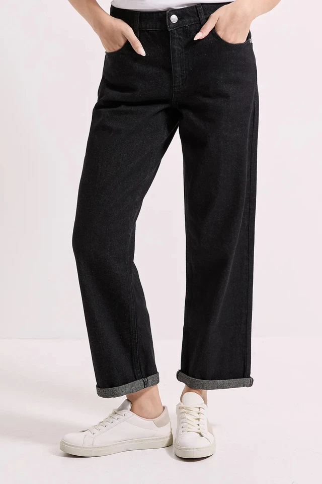 Dorothy Perkins Black Boyfriend Jeans Womens Daywear Jeans - Image 2 of 4