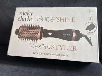 Nicky Clarke Supershine Heißluftstyler Max PRO 3 in 1 Volumising Hot. Im Karton.