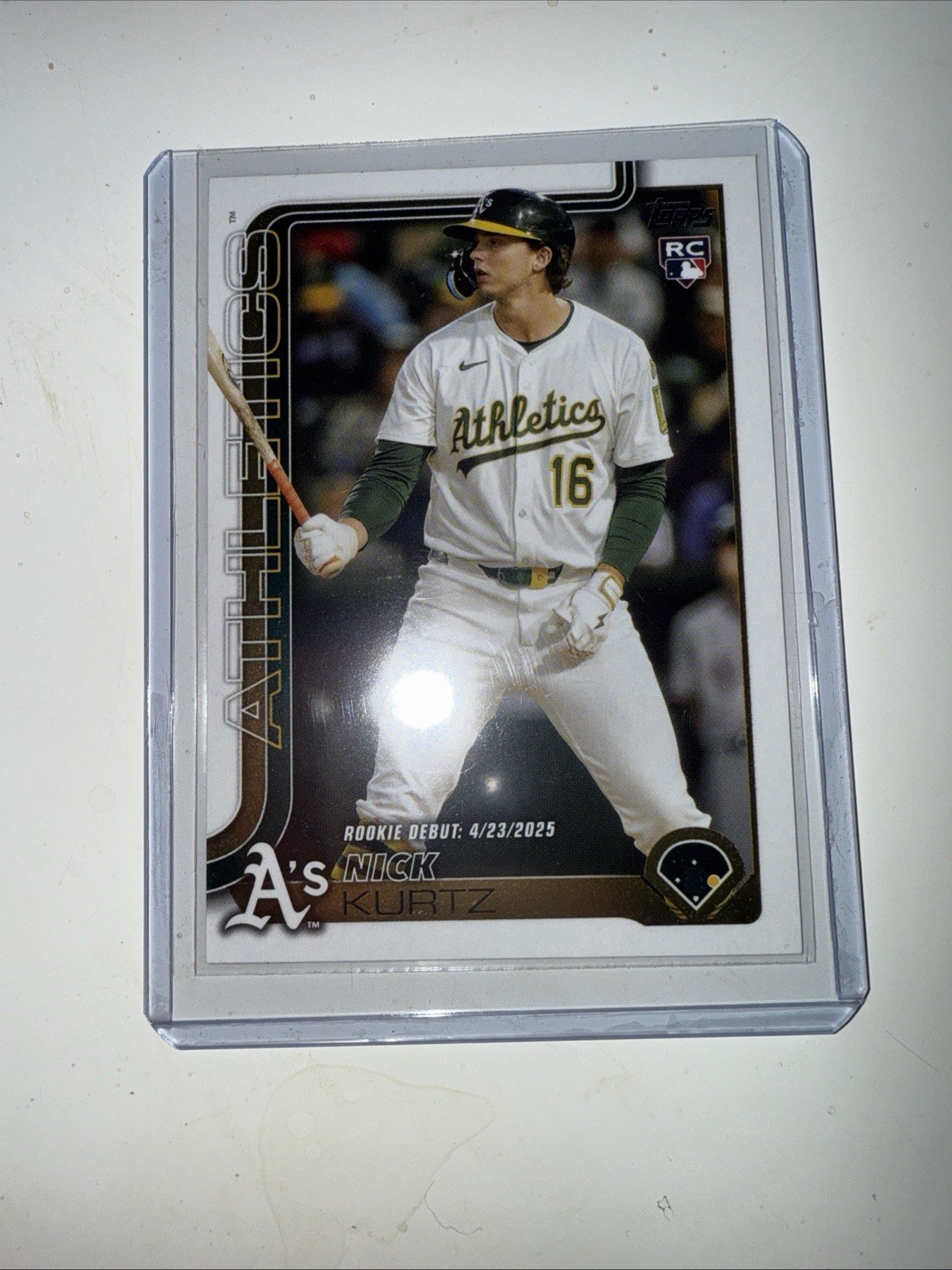 2025 Topps Update Series - Nick Kurtz US197 - Rookie Debut - Athletics