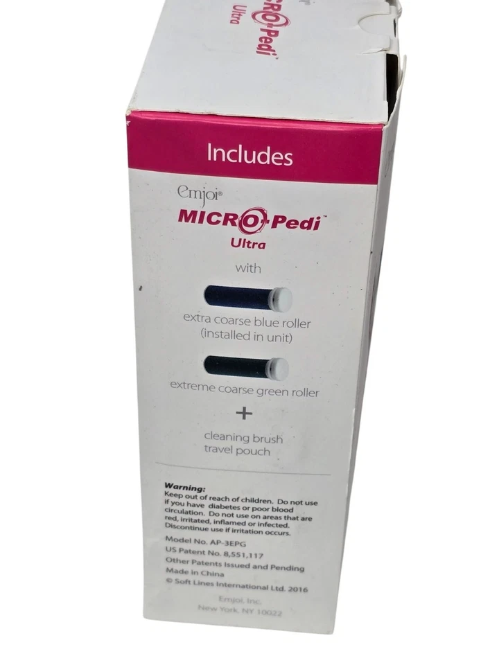 Emjoi Micro-Pedi Ultra Callus Remover Pink Leopard Print - Image 4 of 4
