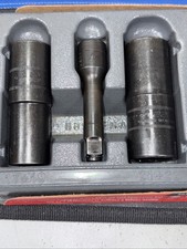 Snap On 3pc 38 Drive Lug Nut Socket Set 203flsm Flsm1719 17 19 21 22